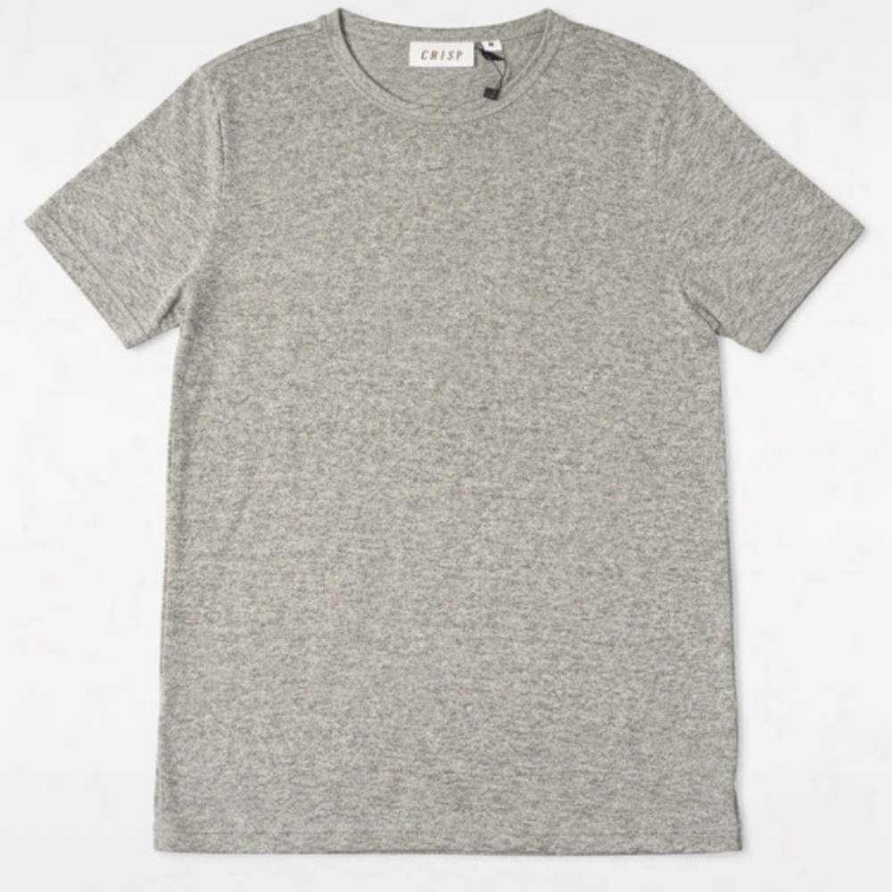 CRISP Heathered Knit Tee Size M (NWT)